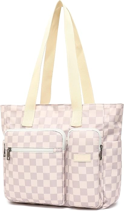Women Tote Bag With Muti-Pockets,Lightweight Shoulder Bag,Large Capacity Handbag for Travel, Work, Gym by SANFAN