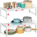 X-cosrack 12" Wide 100LBS Loading-Bearing Heavy Duty Kitchen Storage Shelf, Expandable Cabinet Shelf Organizer, Stackable Adjustable Storage Shelves for Kitchen Cabinet Cupboard Pantry Counter by X-cosrack