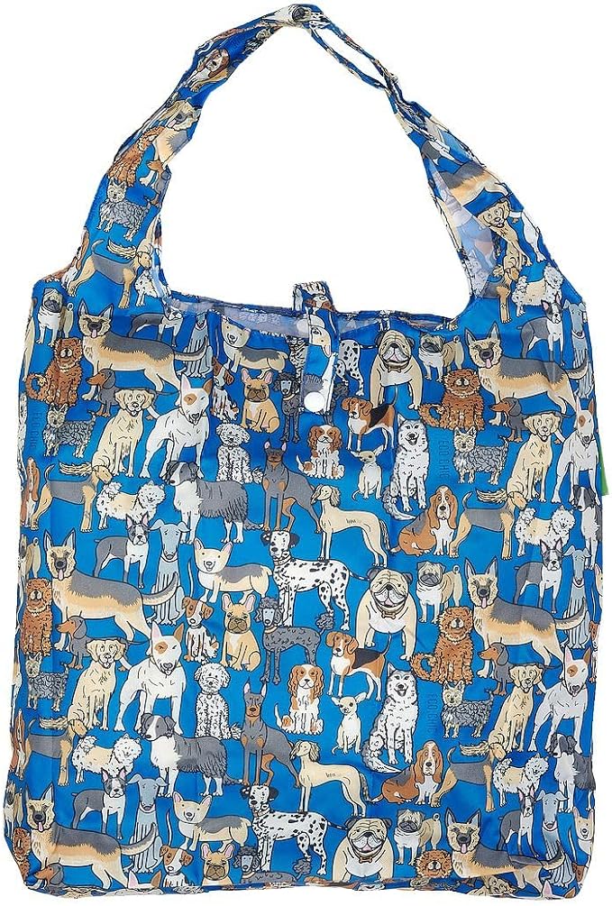 ECO CHIC Foldable Reusable Grocery Bags - Lightweight, Recycled & Reusable Shopping Bag - Waterproof Packable Tote by ECOCHIC