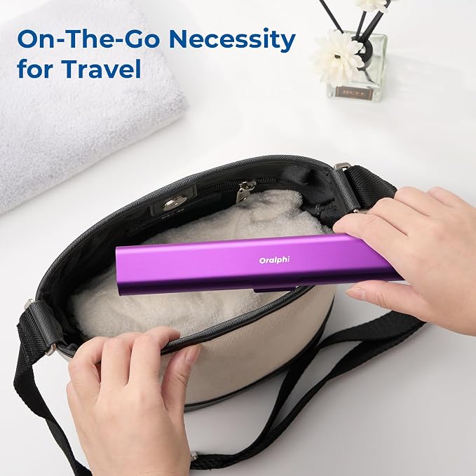 Aluminum Toothbrush Travel Case, Portable Travel Toothbrush Holder, Durable Manual Toothbrush Box Container for Traveling, Bathroom, Camping, Business Trip-Purple - Image 4
