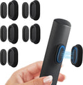 Magnetic Remote Control Holder Wall Mount for TV/Fan, 5Pack-Black | No Drill Self-Adhesive TV Remote Holder for Bed, Silicone Remote Caddy, Bedside Organizer, RV Accessories by ELECTRONICSORGANIZATION