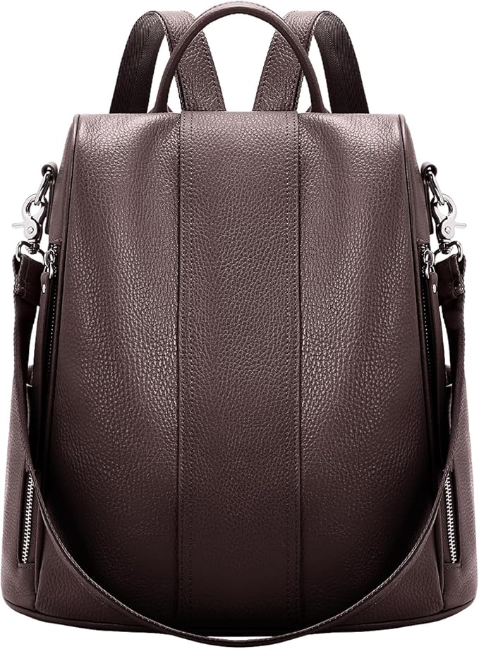 Genuine Leather Backpack Purse for Women Anti-theft Fashion Backpack Bags by UEIRY