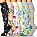 QUXIANG Compression Socks for Women & Men 15-20 mmHg, Best for Medical, Nursing, Running, Athletic, Varicose Veins, Travel by QUXIANG