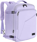 MATEIN Extra Large Travel Backpack for Women, Expandable Carryon Daypack | Personal Item Size, Adjustable Shoulder Strap, Airline Approved, For Travelling Hiking Camping Gym, Cute Gifts, Light Purple by MATEIN