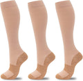 fenglaoda Compression Socks for Women Men 3 Pairs Graduated Compression Support Circulation Socks for Nurses by fenglaoda