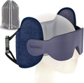 Travel Pillow fit Various Heights, Aiplane Sleep Stable Support | Seat Strap System, 360° Headrest Airplane Pillow for Long Flight, Stop Bobblehead, 3D Eye Mask, Travel Essential, Grey by Inspireyes