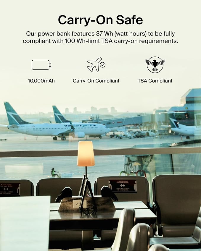 Belkin 10K 23W Portable Charger Power Bank, Integrated USB C and LTG Cables | Fast Charging, iPhone 17, Samsung Galaxy, Pixel, Airpods, iPad, Battery Pack, USB C Port, USB C Cable, Lightning Cable - Image 2