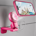 MiiKARE Magnetic Airplane Phone Holder Mount for Magsafe, Barbie Pink | Universal Hands-free Phone Holer with 360° Rotation for Flying, Accessory Travel Must Haves Phone Stand for Desk, Tray Table by MiiKARE
