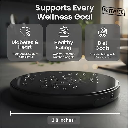 Portable Food Scale with Nutritional Calculator. Rechargeable Travel Size for Weight Loss, Nutrition, Calories, Diabetes, Meal Prep - Pocket Digital Kitchen Scales - Free GOURMETMILES App - Image 6