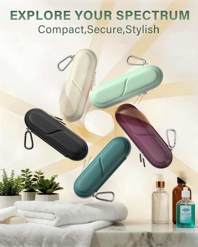 ProCase Toothbrush Travel Case for Oral-B/Oral-B Pro 1000 1500 5000 7000 7500 6000 9600/Philips Sonicare 4100 5100 1100 6100 5300 Oral-B iO Electric Toothbrush Portable Hard Container -Aqua - Image 8