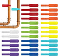 Cable Labels - Wrap-It Storage - Large, Multi-Color (30-Pack) - Colorful Labels for Basement and Office Organizing | Colorful Labels for Basement and Office Organizing by Wrap-ItStorage