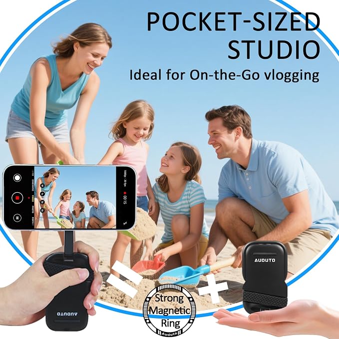 Magnetic Phone Tripod Stand, Portable Mini Selfie Stick for iPhone 17/16/15/14/13/12 & MagSafe, Aluminum Angle-Adjustable Foldable Strong Magnet Phone Holder, Travel Essentials - Image 2
