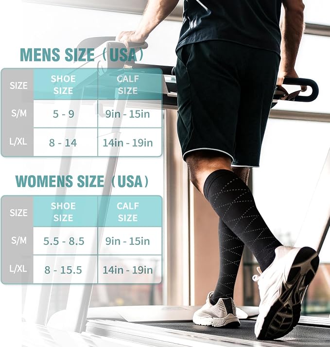 Copper Compression Socks for Women & Men (6 pairs) - Best Support for Nurses, Running, Hiking, Recovery - Image 6