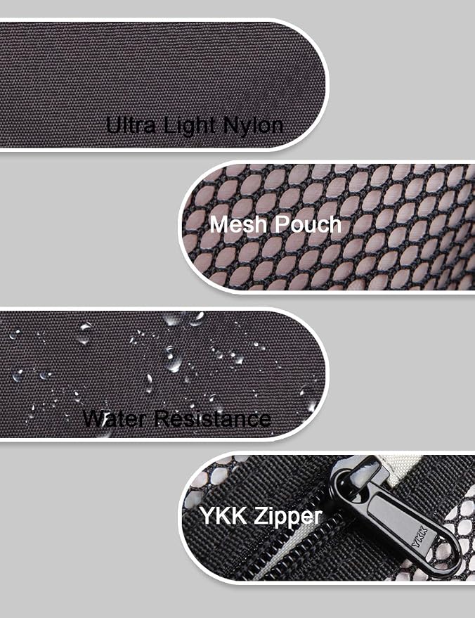 GOX Travel Toiletry Bag Dopp Kit Case for Men Multifunction Packing Organizer Pouch(Black) - Image 8
