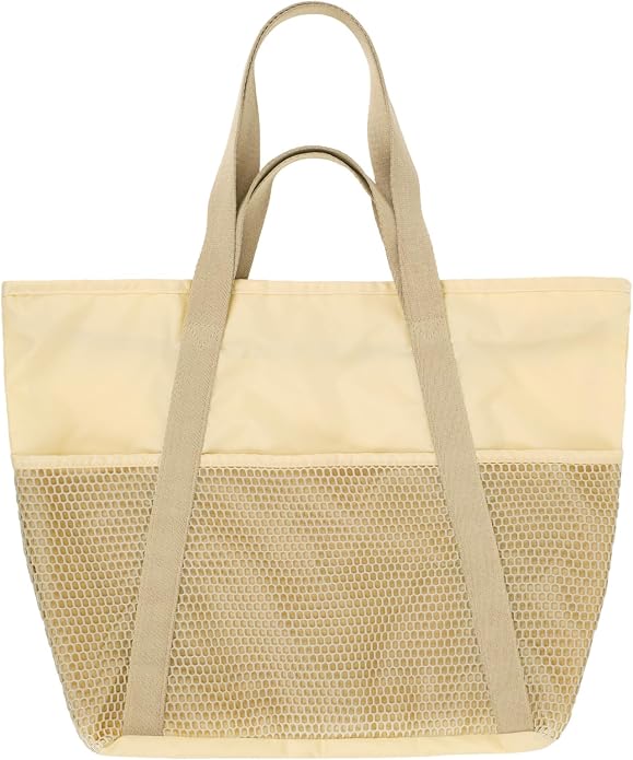 F-color Waterproof Beach Bags for Women - Machine Washable Travel Tote Bag with Zipper Cruise Swim Vacation Essentials - Image 8