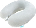 Bliss Neck Pillow Lightweight U-Shaped High Density Memory Foam | Structured Support for Rest on Flights, Car Rides or at the Office, Snap Closure Clips to Your Bag for Easy Carrying by Bliss