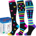 NEWZILL Medical Compression Socks for Women & Men Circulation 20-30 mmHg, Best Support for Running Athletic Cycling Nursing Travel Work and Fitness by NEWZILL