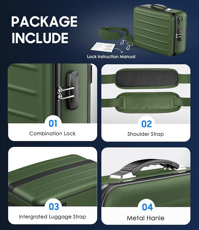 Fireproof Document Box with Lock, Hard-Shell Fireproof Safe Box | Fire proof Lock Box for Home Documents, Portable Travel Fire Proof File Box for Passport Laptop Certificates, Alpine Green - Image 6