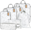 Cambond Compression Packing Cubes for Travel - Luggage Suitcase Organizer | Compression Zip Design for Space-saving, Expandable, Lightweight, Keep Clothes Sorted, Luggage Space Tidy, Carry on Pack Fast by Cambond