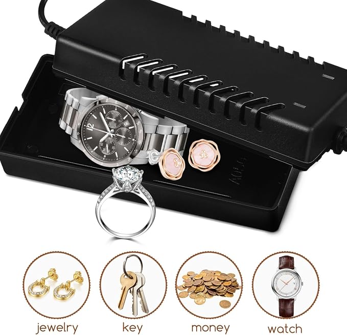 Angoily Fake Charger Safe, Diversion Secret Container Hidden Safe Discreet | Laptop Adapter Compartment Stash Hider Box for Hiding Cash Money Key Jewelry, Power Plug Storing for Home, Office, Car - Image 5