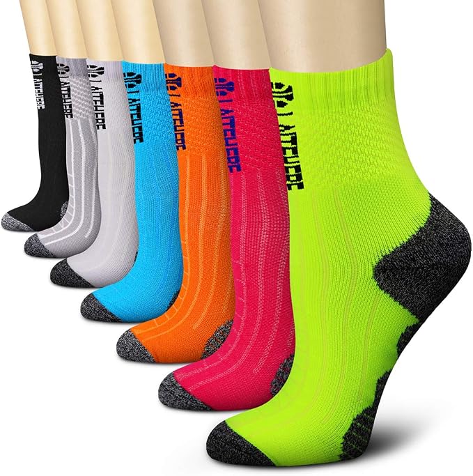 CHARMKING Compression Socks for Women & Men Circulation 15-20 mmHg is Best for Athletic Running Cycling Nurse Daily Wear by CHARMKING