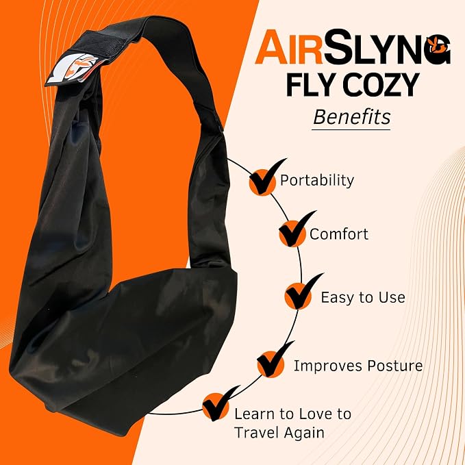 The Slyng Two Pack-Premium Travel Blanket System – Blanket Body Sling for Deep Plane Sleep | Full-Body Support, Breathable, Compact Carry-On Travel Essential for Long Flights and Car Road Trips - Image 9