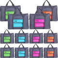 INVODA Travel Bag 12PCS Foldable Duffle Bag for Women and Men Lightweight Luggage Bag Personal Item Bag for Airlines Weekender Overnight Tote Carry on (12PCS) by INVODA
