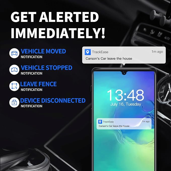 GPS Tracker for Vehicles, No Monthly Fee, No Subscription with Real-Time Tracking, 4G SIM and Data Included, Trip History, GeoFence, Speeding Alerts, Global Coverage, OBD, for Fleets & Families - Image 5