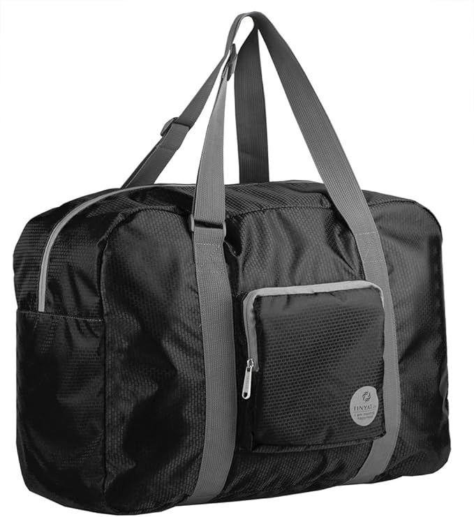 WANDF Foldable Personal Item Bag, Carry on Travel Duffle Bag | Frontier Airline Underseat Fit, 18x14x8 inches, Weekend Overnight Trips, Packable - Image 5