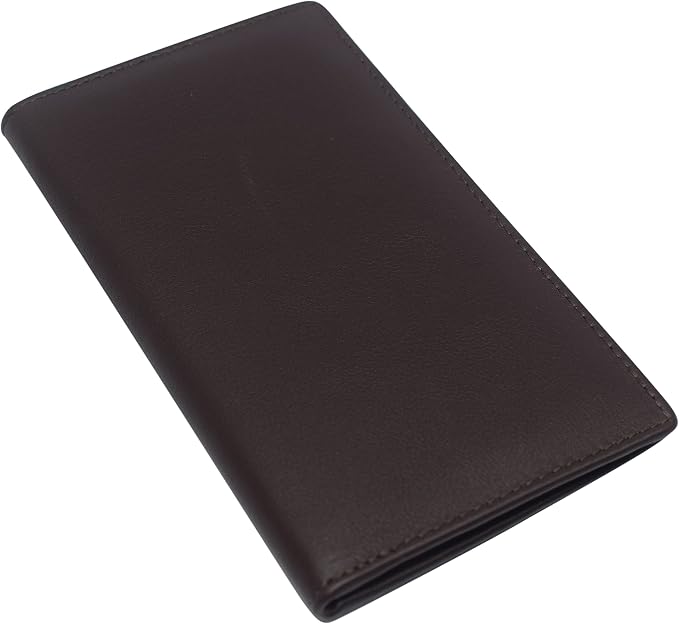 Marshal Bifold Leather RFID Blocking Wallet For Men & Women | Genuine Leather Holder With 19 Slots, 2 Bill Compartments & ID Window | For Credit/Debit Cards, Money & More (CN Brown) - Image 3