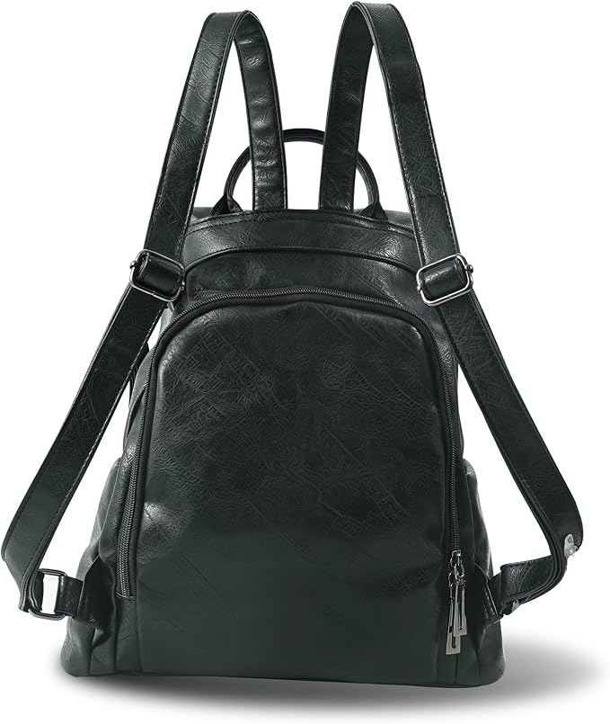 Women Backpack Purse PU Leather Anti-theft Casual Shoulder Bag Fashion Ladies Satchel Bags - Image 3
