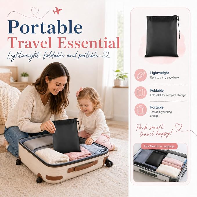 Toddler Airplane Bed, Portable Airplane Seat Extender for Kids Travel Essentials, Toddlers Long Flight Must Haves Footrest & Hammock - Image 4