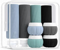 Redfly TSA Approved Leak Proof Travel Bottles for Toiletries, 13-Piece | Travel Size Containers, BPA-free silicone, clear toiletry bag, under 3.4oz, wide mouth,travel essentials for shampoo, lotion by Redfly