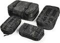 4 Set Tactical Packing Cubes ，Compressible Mesh Duffle Storage Bag,Portable Edc Molle Pouch Organizer. by CASONMMAX