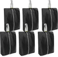 BeeGreen Black Shoe Organizer Set - 6 Pack Shoe Bags For Travel with Zipper Closure and Handle,Stylish and Portable Nylon Shoe Storage for Men and Women's Travel Gifts and Home Storage by BeeGreen