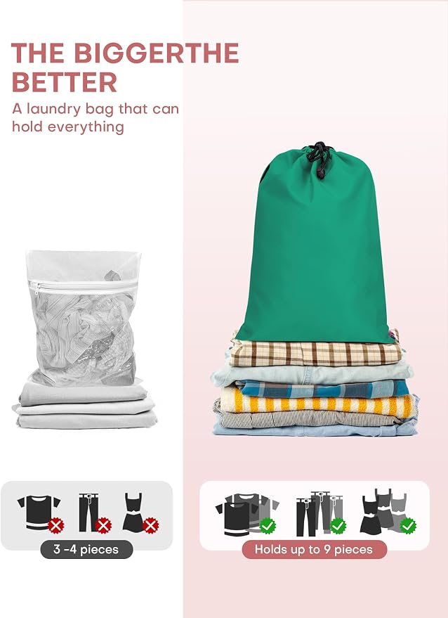 SDGFUI 6 PCS Set Compression Packing Cubes for Travel, Lightweight Packing Organizer Bags Travel Essentials for Carry On, Suitcase, Home Closet - Green - Image 5