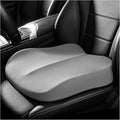 Car Seat Cushion, Ergonomic Memory Foam Auto Seat Boost Mat for Short People Driving, Non-Slip Driver Seats Height Cushion Office Chair Pillow for Tailbone Back Pain Relief (Gray) by Unknown