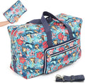 22" Foldable Large Travel Duffel Duffle Bag Sports Gym Tote Bag For Women Overnight Carryon Weekend Bag Shoulder Bag Water Resistant by Unknown