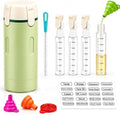 4 in 1 Travel Dispenser Bottles, 30ML Leakproof Travel Bottle Set | Travel Dispenser Bottles,Leakproof&Refillable,For Shampoo,Lotion,Conditioner,Travel Essentials for Unisex With Brush&Funnels by Unknown