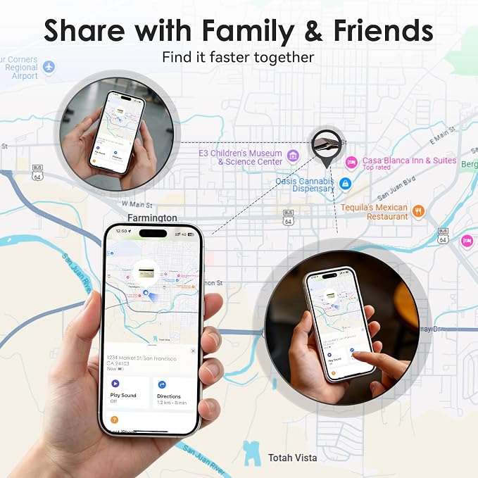 Wallet Tracker Card Compatible with Apple Find My iOS only | 0.07in Slim Wallet Finder, IP68 Waterproof, Tracking Card for Wallet, Luggage Tag, Passport & Purse, Wireless Rechargeable - Image 8