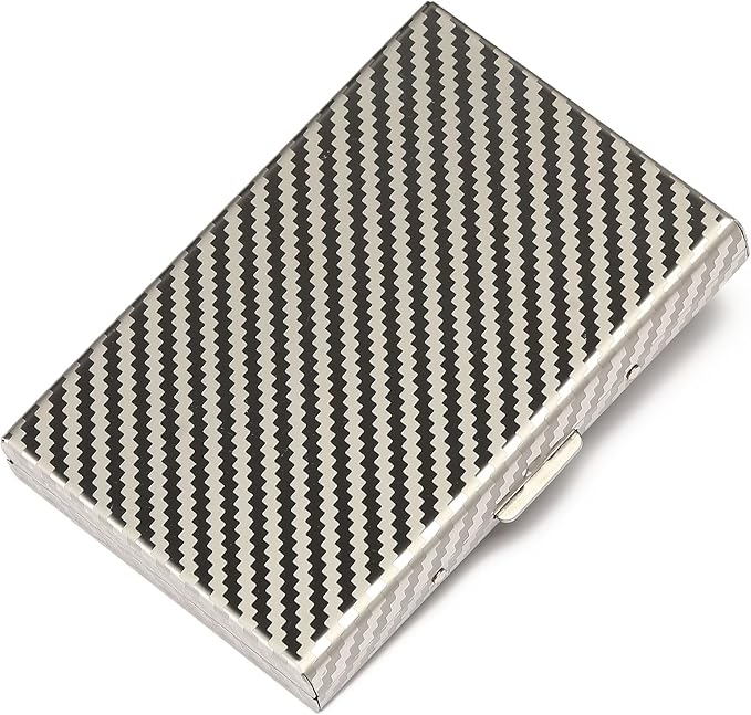 RFID Stainless Steel Credit Card Wallet Slim Metal Business Card Holder for Women Men - Image 2