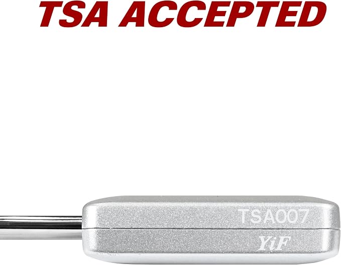 BV TSA Accepted Luggage Travel Lock, Set-Your-Own Combination Lock for School Gym Locker, Luggage Suitcase Baggage Locks, Filing Cabinets, Toolbox, Case (Silver, 2 Pack) - Image 6