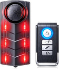 Upgraded 115dB Car Alarm System, Anti-Theft Vibration Sensor Alarm with Ultra-Bright Red Warning Light, Wireless Remote Anti Theft Vehicle Device, for Car, RV, SUV, Truck. by Electop