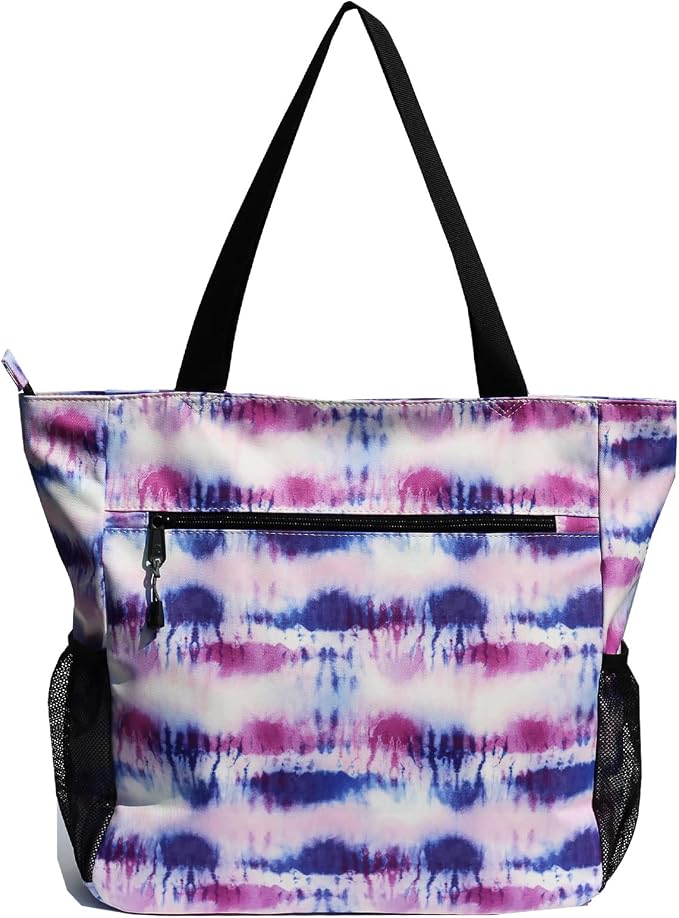 ESVAN Original Floral Water Resistant Large Tote Bag Shoulder Bag for Gym Beach Travel Daily Bags Upgraded - Image 8