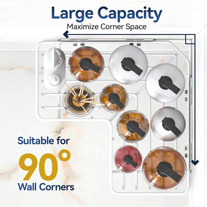 Corner Shower Caddy Adhesive, 100% Rustproof Shower Organizer with Soap Holder, No Drill Shower Shelf for Inside Shower, Wall-Mounted Shower Storage for Homes (3 Pack, White) - Image 3