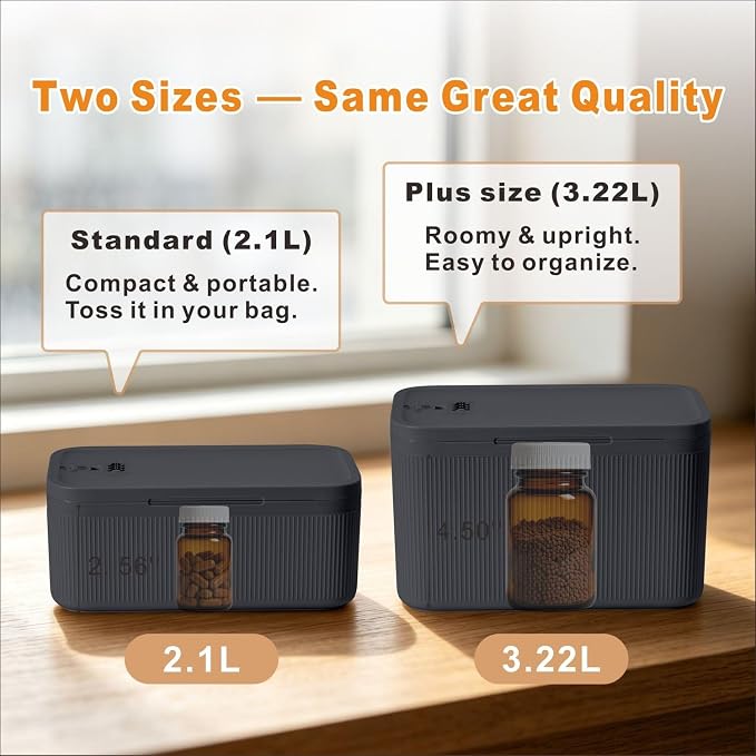 Small Medication Lock Box with Combination Code, Lockable Storage Box for Pills/Snacks/First Aid Kits, Phone/Personal Items, Secure Container for Home/Fridge/Office/Travel- Reusable (Gray) - Image 6