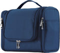 Buruis Hanging Toiletry Bag, Travel Toiletry Bag for Women and Men, Blue | Honeycomb Nylon Design, Large Capacity, Dual Zippers, Sturdy Hanging Hook, Full-Size Toiletry Storage, Cosmetic Essentials by KeepYourBathroomKitchenandHomeOrganized