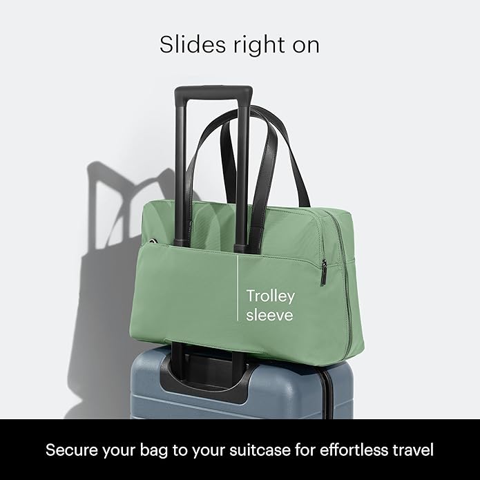 Away The Everywhere Bag, Airline-Approved Carry-On Travel Bag | Water-Repellent Duffel Bag with 16" Padded Laptop Pocket, Trolley Sleeve & Detachable Shoulder Strap - Image 4