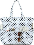 LEDAOU Beach Bag Waterproof Sandproof Women Beach Tote Pool Bag with Zipper for Swim Gym Grocery Travel with Wet Pocket | Sandproof by LEDAOU