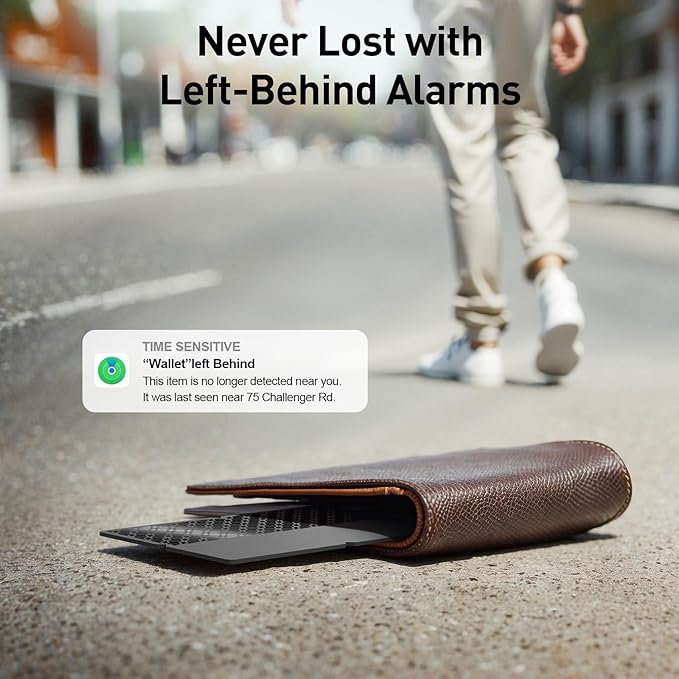 2026 Apple MFi Certified Wallet Tracker Smart Card for Find My | Ultra Thin Air Tracker Tag for Travel, 5 Years+ Staying Power, IP69 Waterproof, Key Finder & Item Locator for Bags, Passport - Image 7